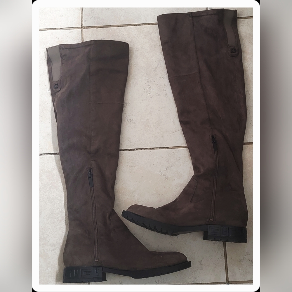 Guess Over-the-Knee Boots - Taupe